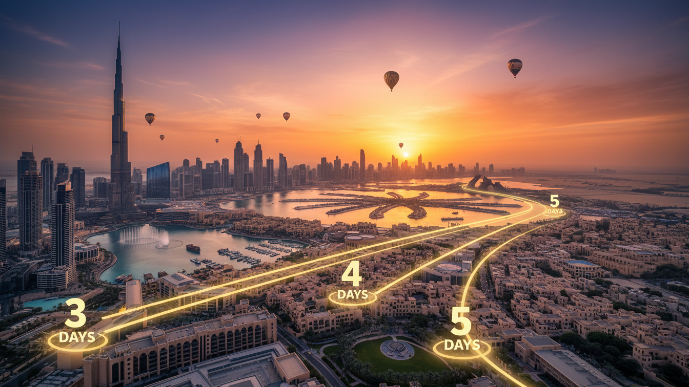 Dubai Turu Kaç Gün Olmalı? (3, 4 Ve 5 Günlük Program Karşılaştırması)